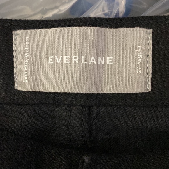 Everlane The Original Cheeky Jean Black Size 27 - Picture 6 of 10